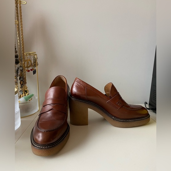 Trivet Flight Brown Leather Loafer - Picture 1 of 13